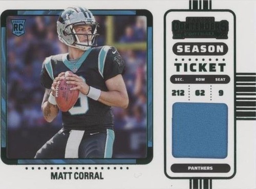 2022 Panini Contenders Matt Corral #RSV-MCO