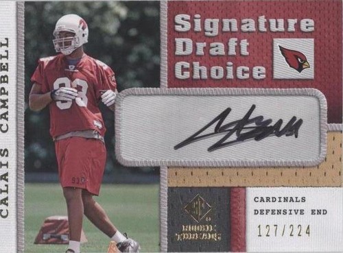 2008 SP Rookie Threads Calais Campbell #SDC-CC