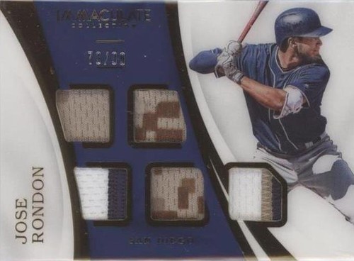 2017 Panini Immaculate Collection - Jose Rondon #IM-JR