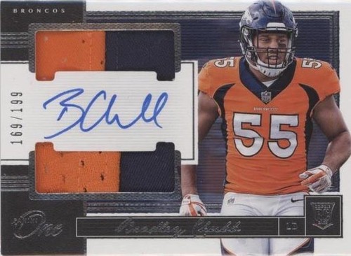 2018 Nick Chubb Panini Obsidian Black Finite Rookie Auto 1/1