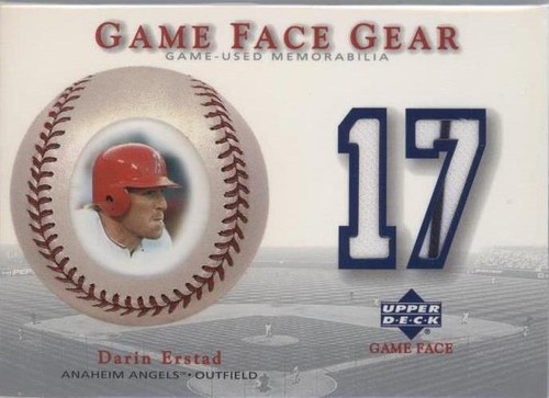 2003 Upper Deck Game Face - Darin Erstad #GG-DE