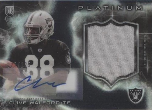 2015 Topps Platinum Clive Walford #ARP-CW