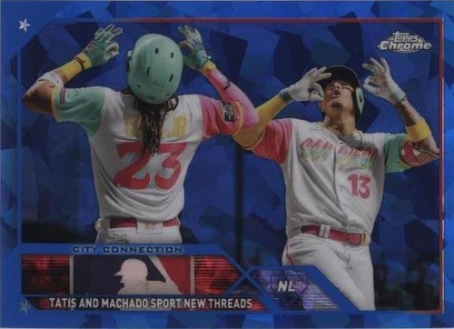 2023 Topps Chrome Update Series Sapphire Edition - Fernando Tatís Jr. Manny Machado #USCS247