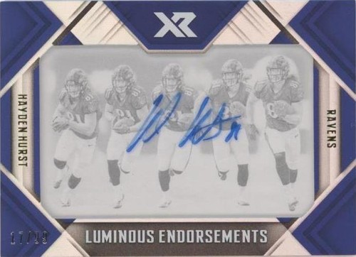 2018 Panini XR Hayden Hurst #LE-8