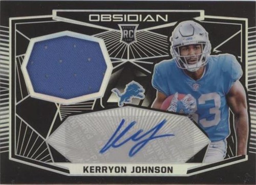 2018 Panini Obsidian Kerryon Johnson #RJ-KJ