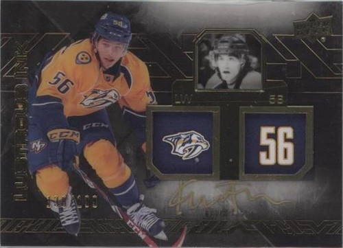 2015-16 UD Black - Kevin Fiala #LI-KF