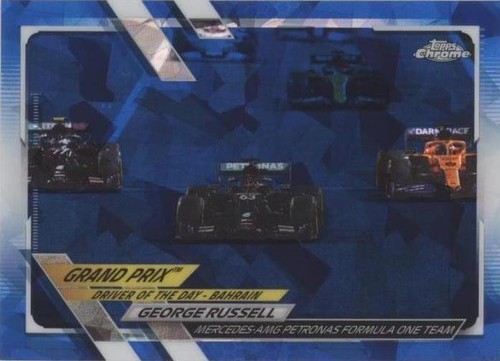 2021 Topps Chrome Sapphire Edition Formula 1 - George Russell #156