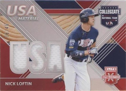 2020 Panini Elite Extra Edition - Nick Loftin #USAM-NL