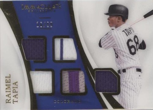 2017 Panini Immaculate Collection - Raimel Tapia #IM-RT