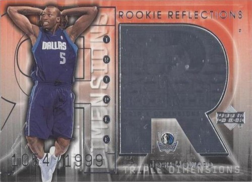 2003-04 Upper Deck Triple Dimensions - Josh Howard #105