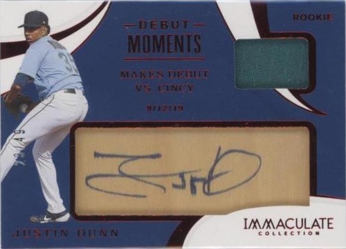 2020 Panini Immaculate Collection - Justin Dunn #DM-JD