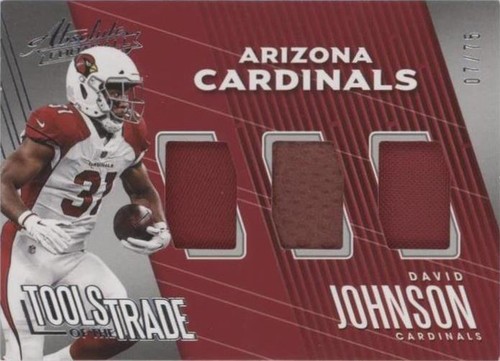 2018 Panini Absolute David Johnson #TT-DJ