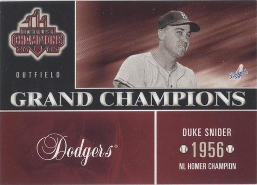 2003 Donruss Champions - Duke Snider #GC-17