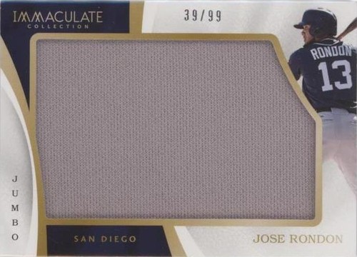 2017 Panini Immaculate Collection - Jose Rondon #IJ-JS