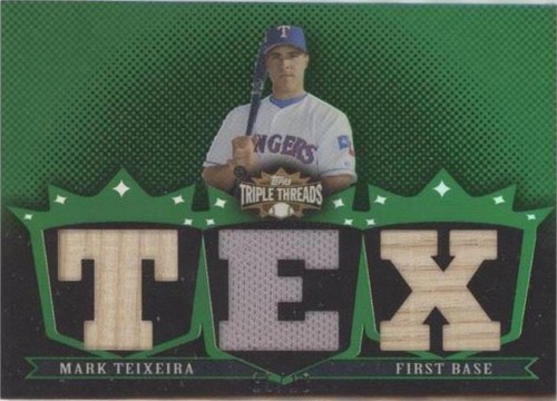 2007 Topps Triple Threads - Mark Teixeira #TTR132