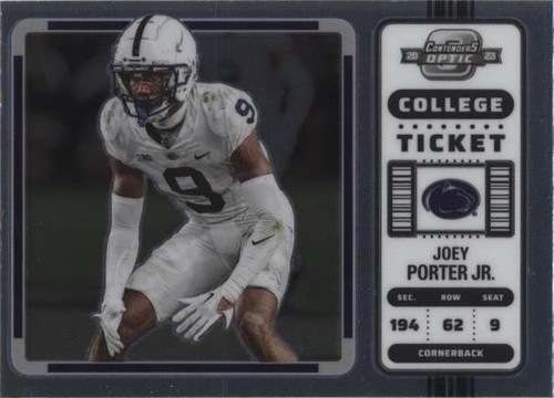 2023 Panini Chronicles Draft Picks Joey Porter Jr. #21
