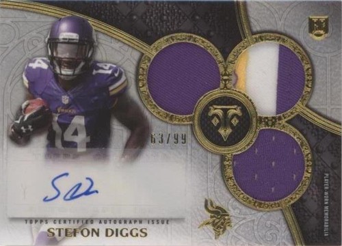 2015 Topps Triple Threads Stefon Diggs #137