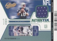 2004 Fleer Authentix Peyton Manning #JA-PM