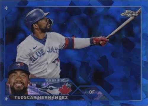 ⭐︎ Hernández⭐︎ 2023 Topps Series 1 TEOSCAR HERNANDEZ Blue Border Parallel