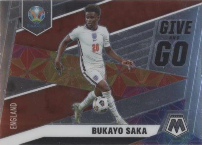 2021 Panini Mosaic UEFA Euro 2020 Bukayo Saka #26 for sale