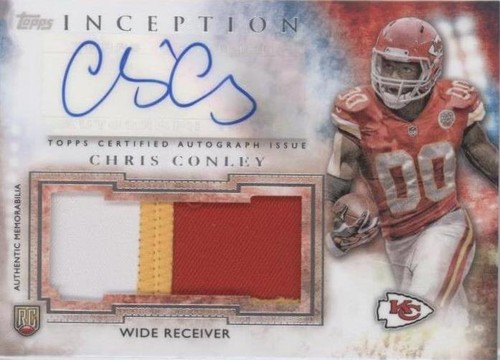 2015 Topps Inception Chris Conley #AJP-CC