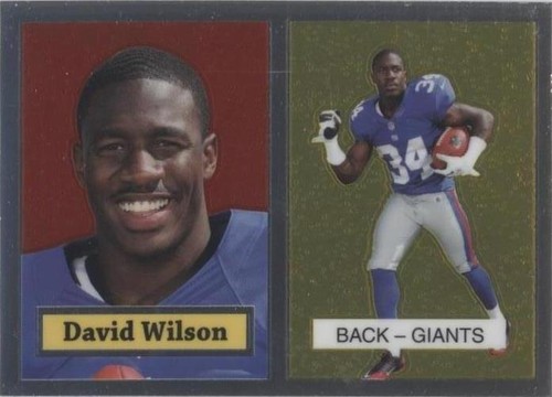 2012 Topps Chrome David Wilson #22