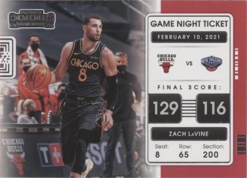 2021-22 Panini Contenders - Zach LaVine #9