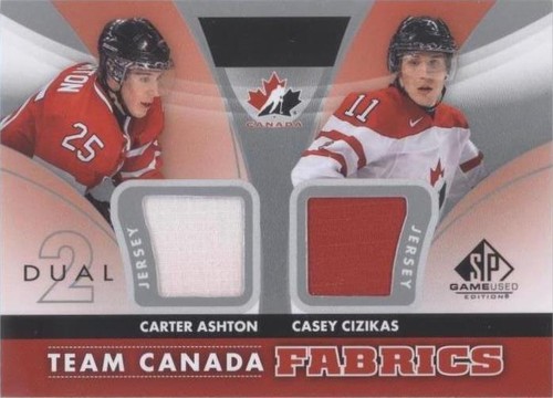 2012-13 SP Game Used Edition - Carter Ashton Casey Cizikas #TC-30