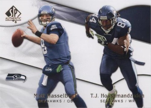 2009 SP Authentic Matt Hasselbeck T.J. Houshmandzadeh #142