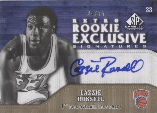 2009-10 SP Game Used - Cazzie Russell #RR-CR