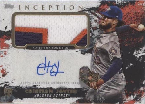 2021 Topps Inception - Cristian Javier #APC-CJ