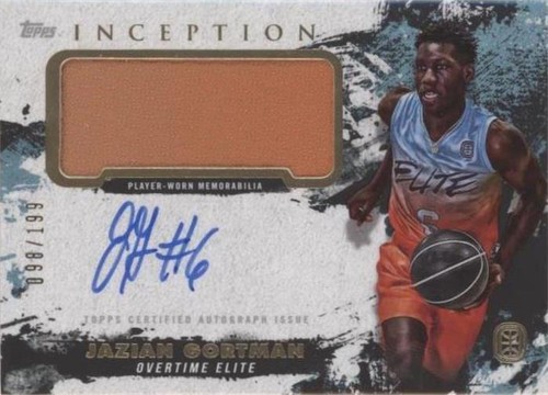 2021-22 Topps Inception OTE Overtime Elite - Jazian Gortman #IAPC-JG