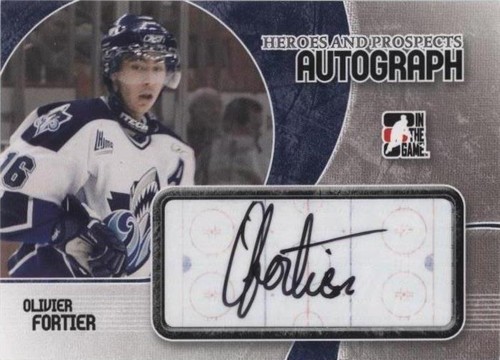 2007-08 In the Game Heroes and Prospects - Olivier Fortier #A-OF