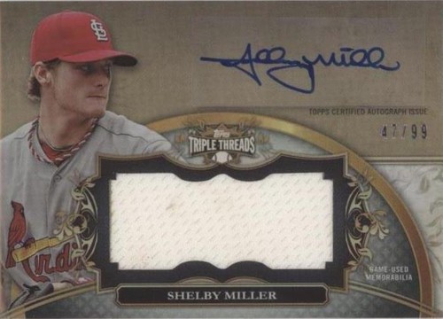 2013 Topps Triple Threads - Shelby Miller #UAJR-SM5