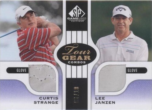 2012 SP Game Used Edition - Curtis Strange Lee Janzen #TG2-SJ