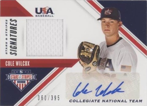 2020 Panini USA Baseball Stars & Stripes - Cole Wilcox #SSS-CW