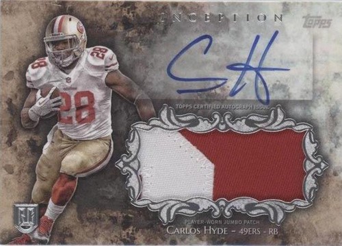 2014 Topps Inception Carlos Hyde #IAJP-CH