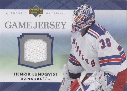 2007-08 Upper Deck - Henrik Lundqvist #J-HL