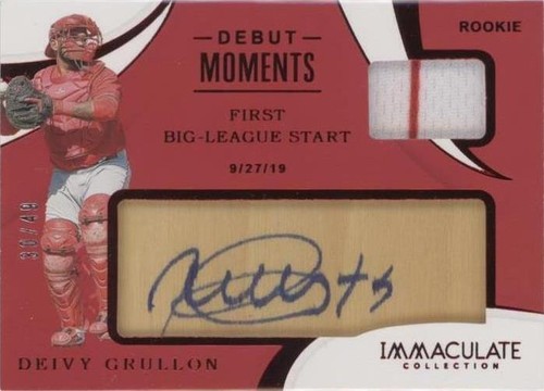 2020 Panini Immaculate Collection - Deivy Grullon #DM-GR
