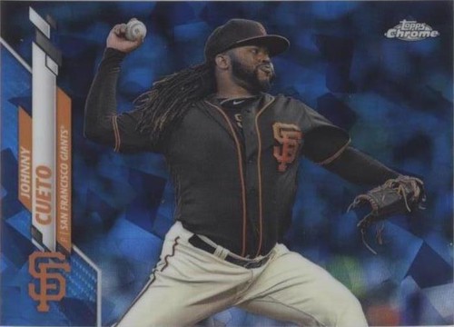 2020 Topps Chrome Sapphire Edition - Johnny Cueto #185