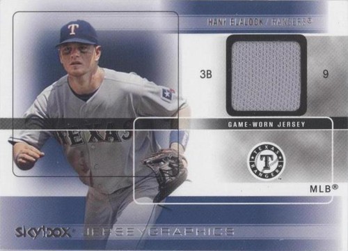 2005 Skybox Autographics - Hank Blalock #JG-HB