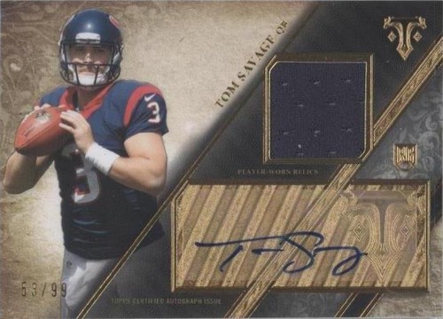 2014 Topps Triple Threads Tom Savage #TTRAR-34