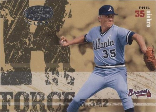 2004 Leaf Certified Cuts - Phil Niekro #KF-9