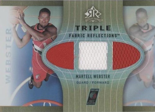 2006-07 Upper Deck Reflections - Martell Webster #TFR-MW