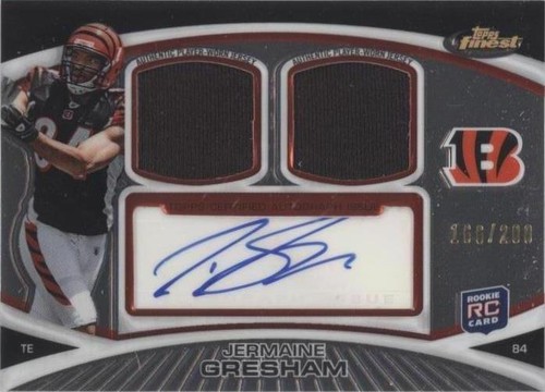 2010 Topps Finest Jermaine Gresham #FADR-JG