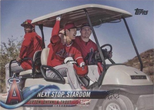 2018 Topps Update Series - Justin Upton Mike Trout Shohei Ohtani #US158