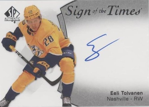 2021-22 SP Authentic - Eeli Tolvanen #SOTT-ET