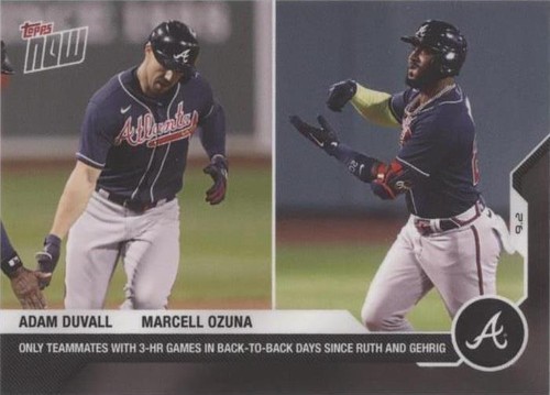 2020 Topps Now - Adam Duvall Marcell Ozuna #200