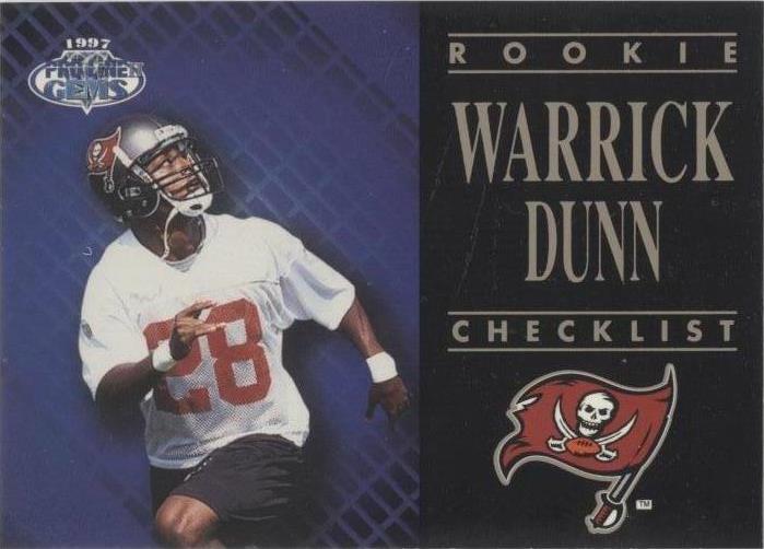1997 Pro Line Gems Warrick Dunn #100