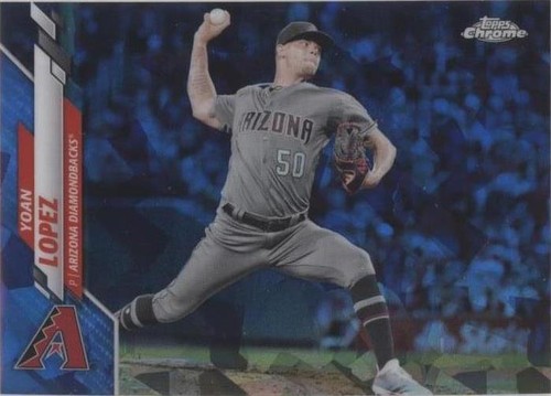 2020 Topps Chrome Update Series Sapphire Edition - Yoan Lopez #U-57